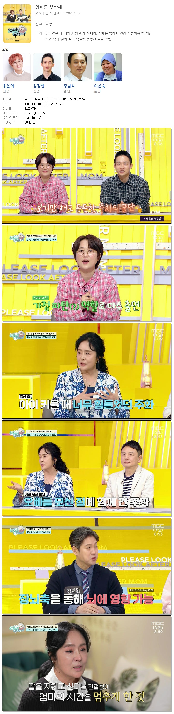 엄마를 부탁해.E61.260510.720p.WANNA