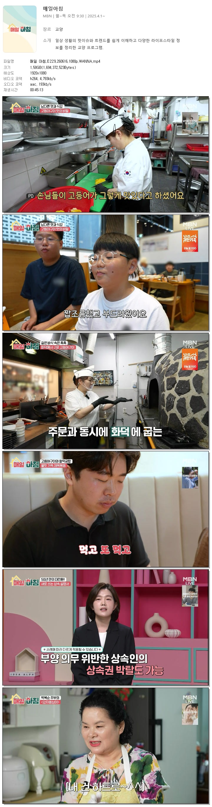 매일 아침.E229.260616.1080p.WANNA