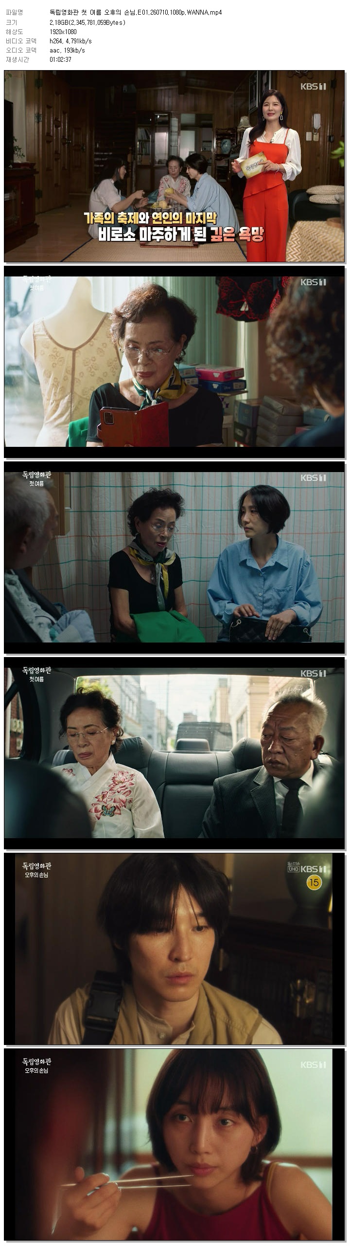 독립영화관 첫 여름 오후의 손님.E01.260710.1080p.WANNA