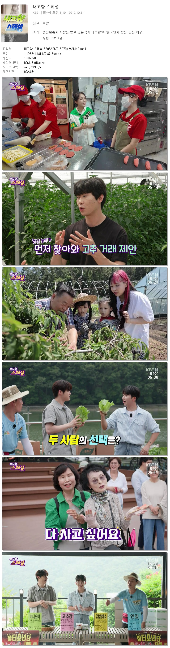 내고향 스페셜.E2932.260715.720p.WANNA