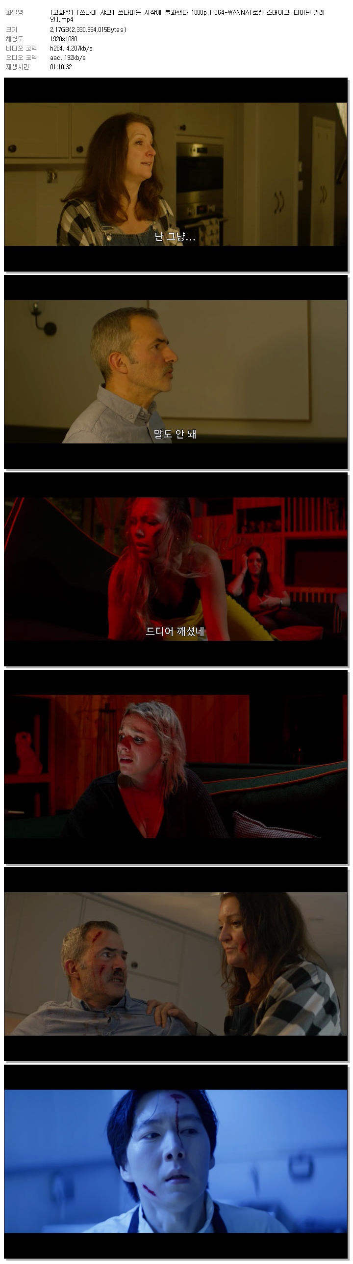[고화질] [쓰나미 샤크] 쓰나미는 시작에 불과했다 1080p.H264-WANNA[로렌 스태어크, 티어넌 멀레인]