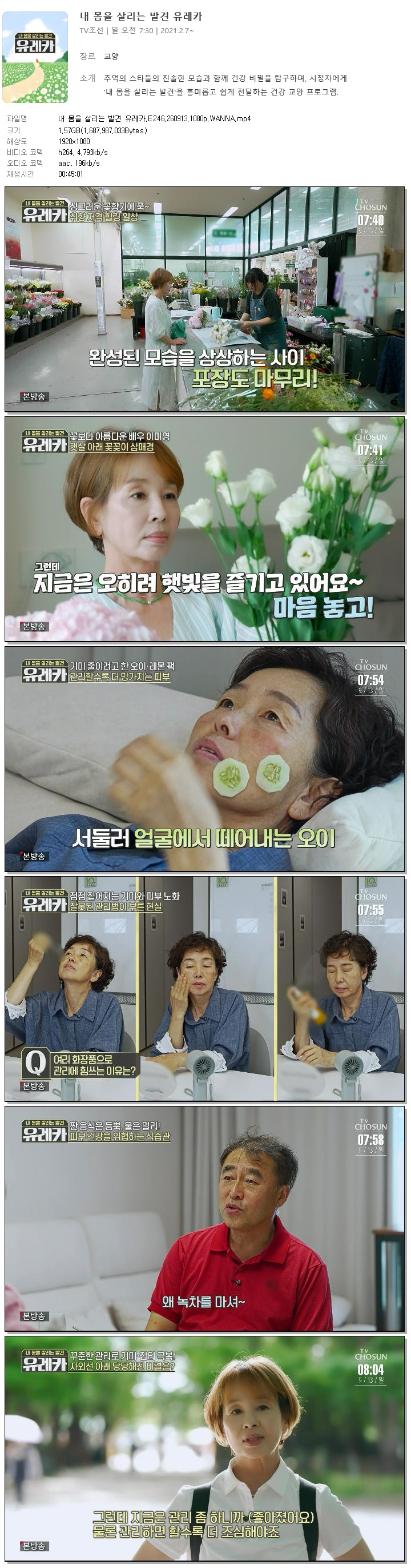 내 몸을 살리는 발견 유레카.E246.260913.1080p.WANNA