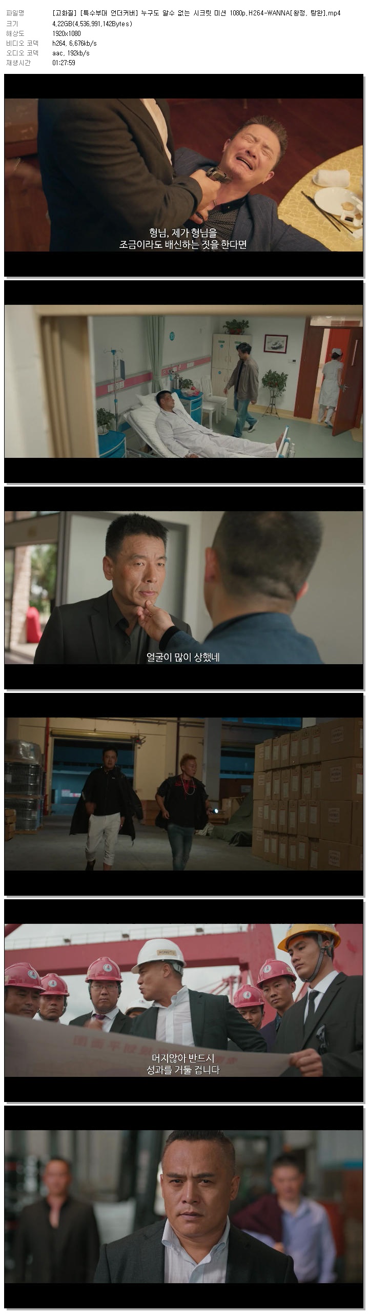 [고화질] [특수부대 언더커버] 누구도 알수 없는 시크릿 미션 1080p.H264-WANNA[왕정, 탕완]